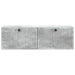 Oglindă TV montată pe perete Gri Beton 98 x 31 x 30 cm - WALTI WALTI