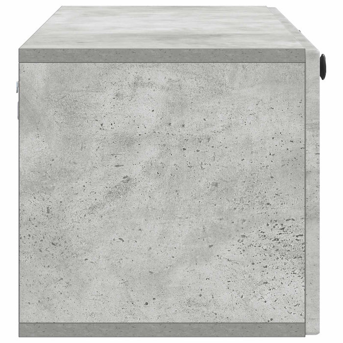 Oglindă TV montată pe perete Gri Beton 98 x 31 x 30 cm - WALTI WALTI