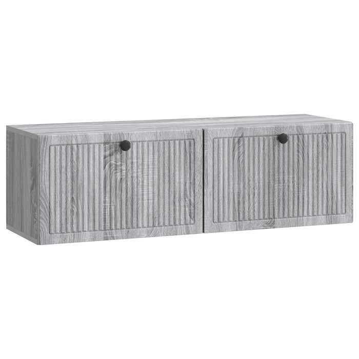 Oglindă TV montată pe perete Sonoma gri 98 x 31 x 30 cm - WALTI WALTI