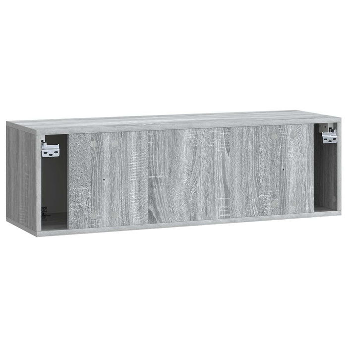 Oglindă TV montată pe perete Sonoma gri 98 x 31 x 30 cm - WALTI WALTI