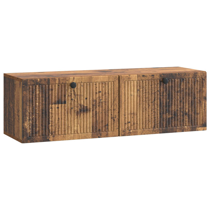 Oglindă TV montată pe perete Lemn vechi 98 x 31 x 30 cm - WALTI WALTI