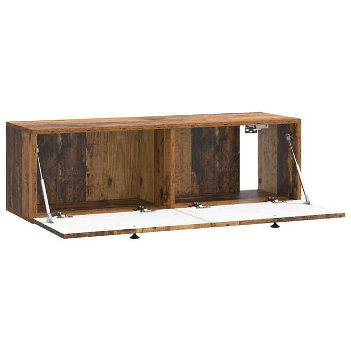 Oglindă TV montată pe perete Lemn vechi 98 x 31 x 30 cm - WALTI WALTI