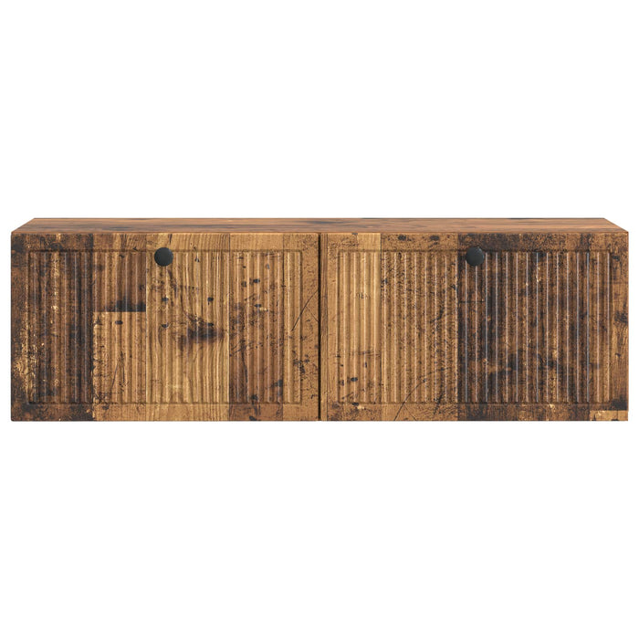 Oglindă TV montată pe perete Lemn vechi 98 x 31 x 30 cm - WALTI WALTI
