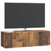 Oglindă TV montată pe perete Lemn vechi 98 x 31 x 30 cm - WALTI WALTI