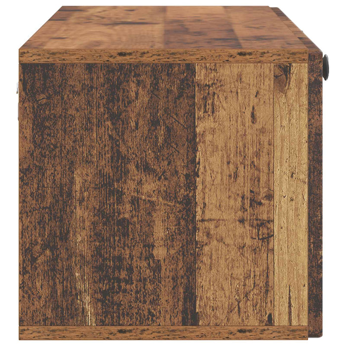 Oglindă TV montată pe perete Lemn vechi 98 x 31 x 30 cm - WALTI WALTI