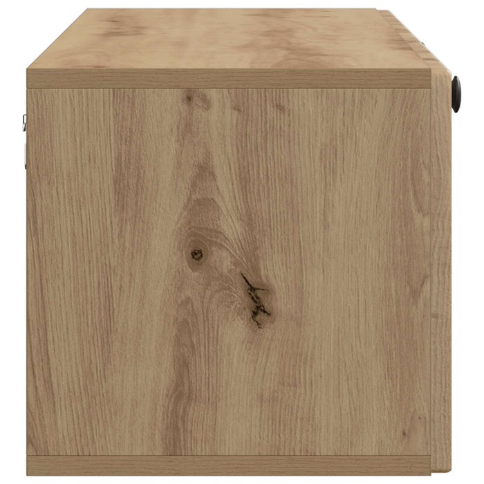 Oglindă TV montată pe perete Stejar Artizanal 98 x 31 x 30 cm - WALTI WALTI