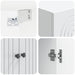 Dulap montat pe perete Alb 66 x 34,5 x 90 cm Lemn prelucrat - WALTI WALTI