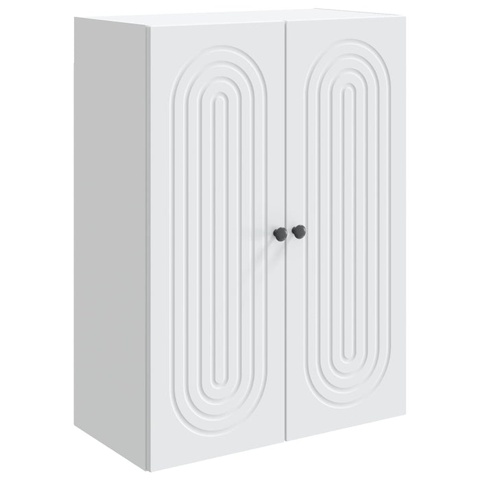 Dulap montat pe perete Alb 66 x 34,5 x 90 cm Lemn prelucrat - WALTI WALTI