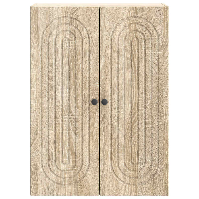 Dulap montat pe perete Stejar Sonoma 66 x 34,5 x 90 cm - WALTI WALTI