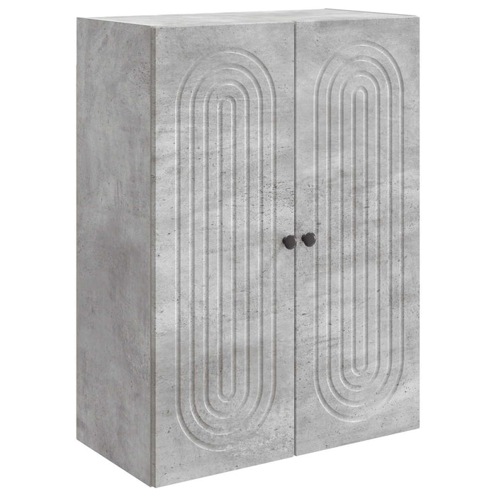 Dulap montat pe perete Gri Beton 66 x 34,5 x 90 cm WALTI