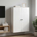 Dulap montat pe perete Alb foarte lucios 66 x 34,5 x 90 cm - WALTI WALTI