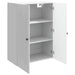 Dulap montat pe perete Alb foarte lucios 66 x 34,5 x 90 cm - WALTI WALTI
