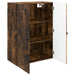 Dulap montat pe perete Stejar fumuriu 66 x 34,5 x 90 cm - WALTI WALTI