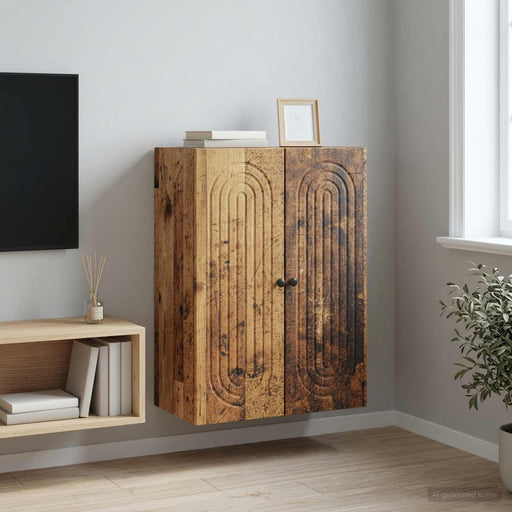 Dulap montat pe perete Lemn vechi 66 x 34,5 x 90 cm - WALTI WALTI