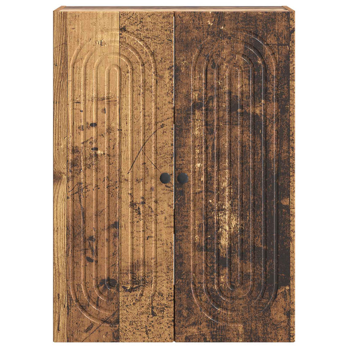 Dulap montat pe perete Lemn vechi 66 x 34,5 x 90 cm - WALTI WALTI