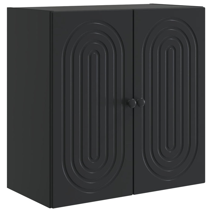 Dulap montat pe perete Negru 59 x 31 x 60 cm Lemn prelucrat - WALTI WALTI