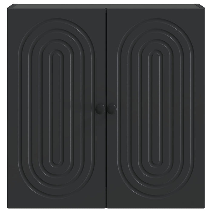 Dulap montat pe perete Negru 59 x 31 x 60 cm Lemn prelucrat - WALTI WALTI