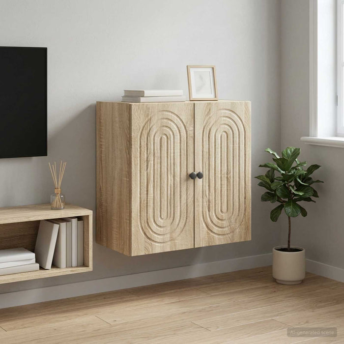 Dulap montat pe perete Stejar Sonoma 59 x 31 x 60 cm - WALTI WALTI