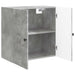 Dulap montat pe perete Gri Beton 59 x 31 x 60 cm Lemn prelucrat - WALTI WALTI