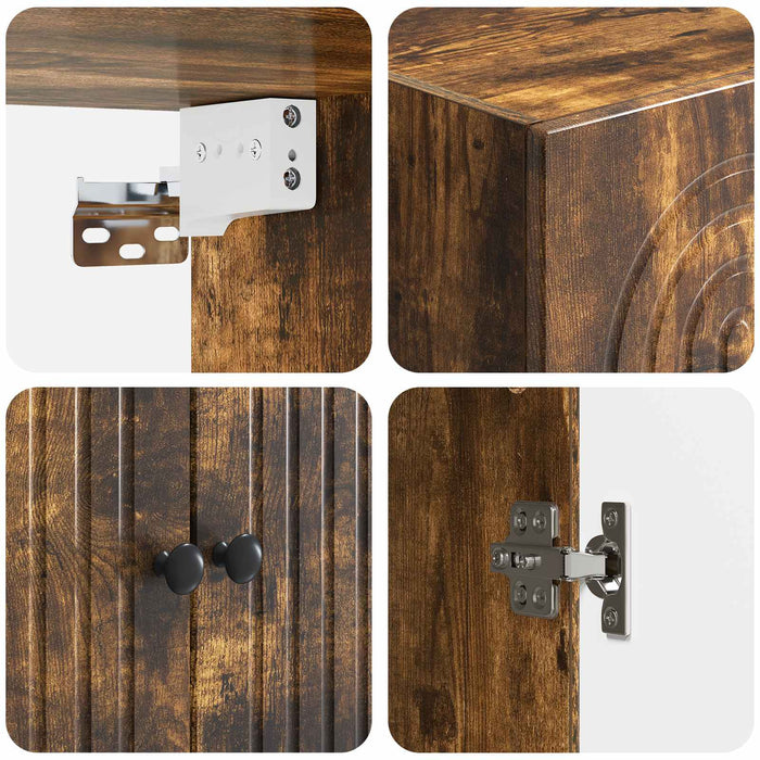 Dulap montat pe perete Stejar fumuriu 59 x 31 x 60 cm WALTI