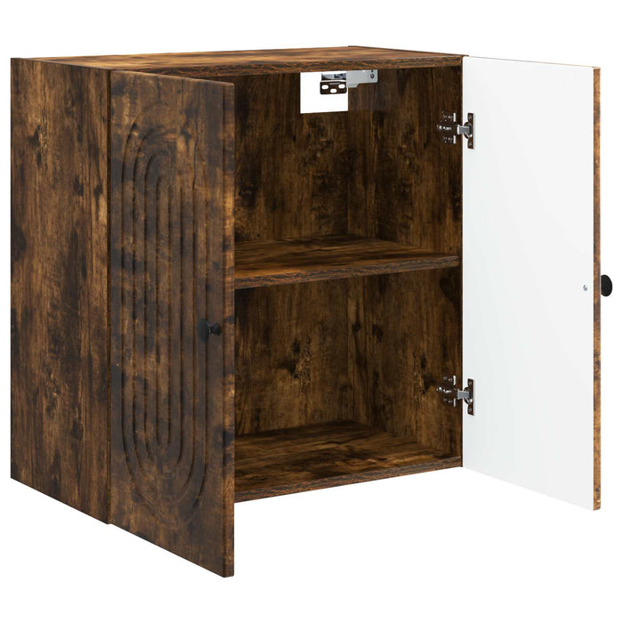 Dulap montat pe perete Stejar fumuriu 59 x 31 x 60 cm WALTI