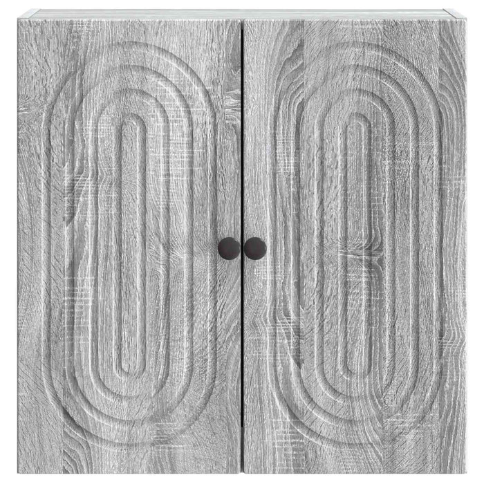 Dulap montat pe perete Sonoma gri 59 x 31 x 60 cm - WALTI WALTI