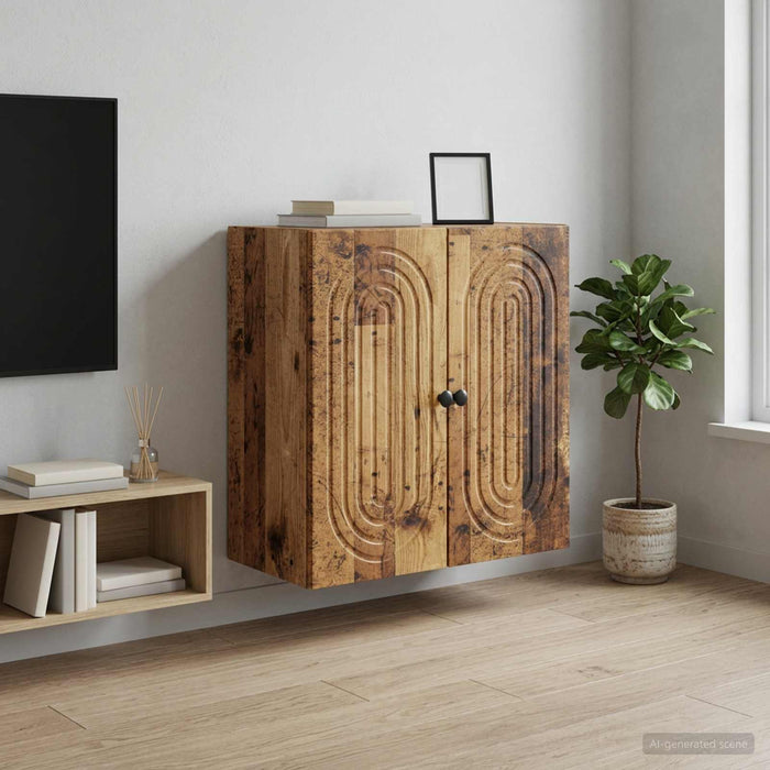 Dulap montat pe perete Lemn vechi 59 x 31 x 60 cm - WALTI WALTI