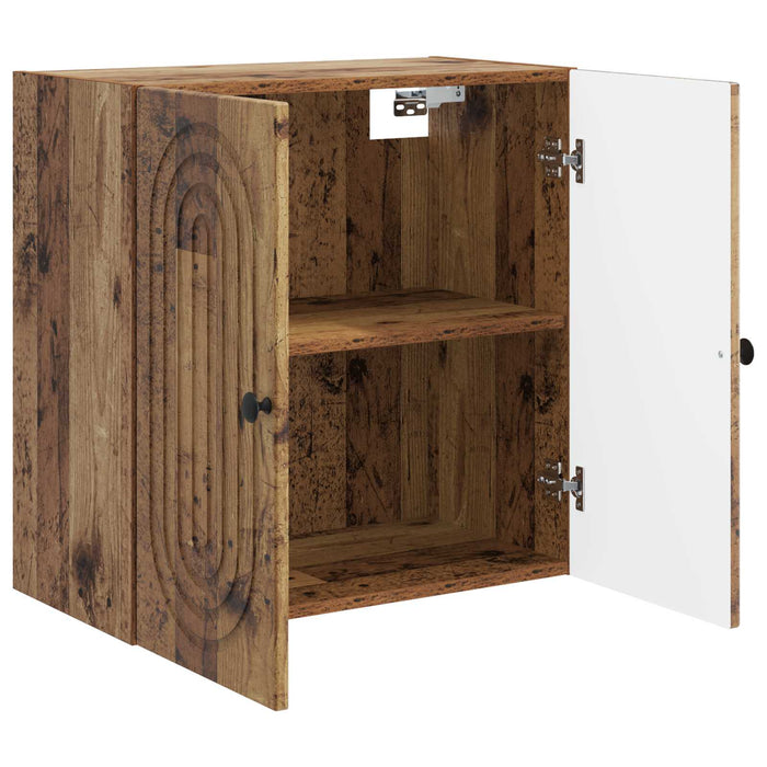 Dulap montat pe perete Lemn vechi 59 x 31 x 60 cm - WALTI WALTI