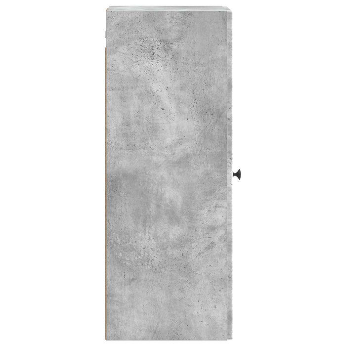 Dulap montat pe perete Gri Beton 33 x 34,5 x 90 cm - WALTI WALTI