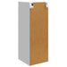 Dulap montat pe perete Alb foarte lucios 33 x 34,5 x 90 cm - WALTI WALTI