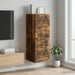 Dulap montat pe perete Stejar fumuriu 33 x 34,5 x 90 cm - WALTI WALTI