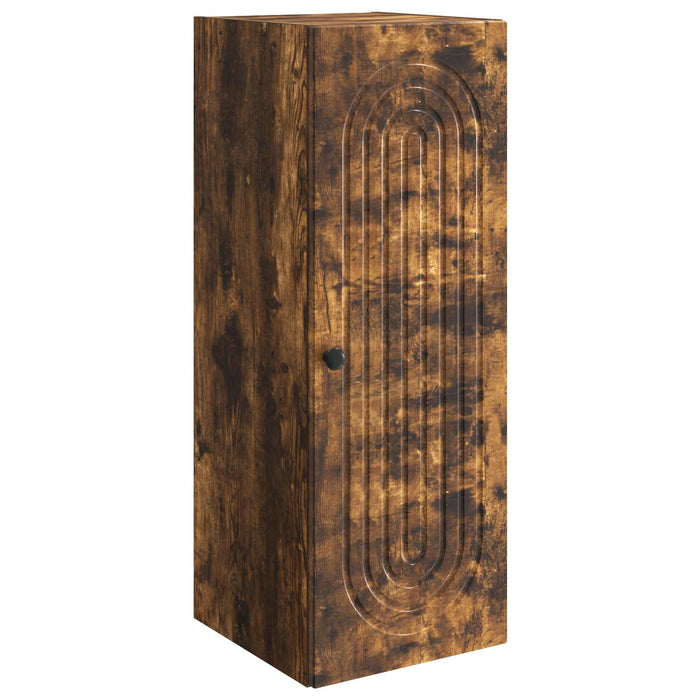 Dulap montat pe perete Stejar fumuriu 33 x 34,5 x 90 cm - WALTI WALTI