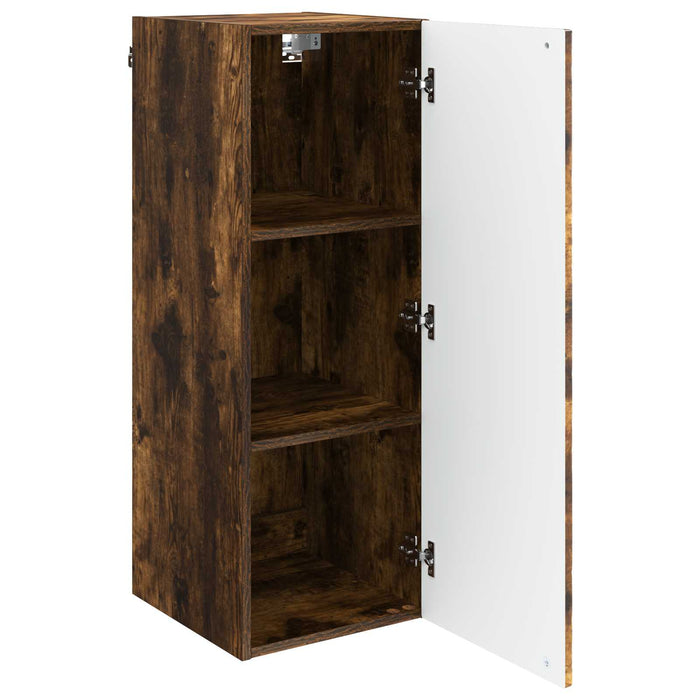 Dulap montat pe perete Stejar fumuriu 33 x 34,5 x 90 cm - WALTI WALTI