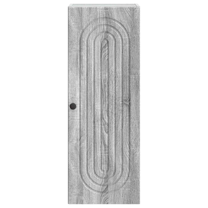 Dulap montat pe perete Sonoma gri 33 x 34,5 x 90 cm - WALTI WALTI