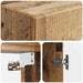 Dulap montat pe perete Lemn vechi 33 x 34,5 x 90 cm - WALTI WALTI