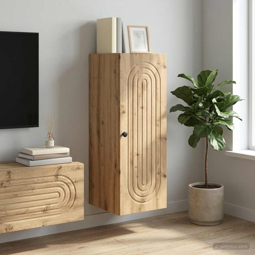 Dulap montat pe perete 33 x 34,5 x 90 cm Lemn prelucrat - WALTI WALTI