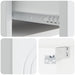 Dulap de noapte suspendat Alb 33 x 34,5 x 20 cm Lemn prelucrat - WALTI WALTI