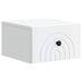 Dulap de noapte suspendat Alb 33 x 34,5 x 20 cm Lemn prelucrat - WALTI WALTI