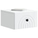 Dulap de noapte suspendat Alb 33 x 34,5 x 20 cm Lemn prelucrat - WALTI WALTI