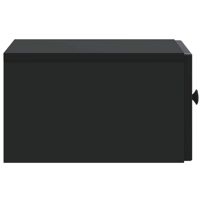 Dulap de noapte suspendat 2 pcs Negru 33 x 34,5 x 20 cm - WALTI WALTI