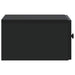 Dulap de noapte suspendat 2 pcs Negru 33 x 34,5 x 20 cm - WALTI WALTI