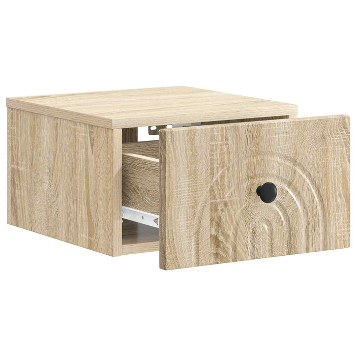 Dulap de noapte suspendat Stejar Sonoma 33 x 34,5 x 20 cm - WALTI WALTI
