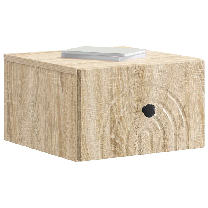 Dulap de noapte suspendat Stejar Sonoma 33 x 34,5 x 20 cm - WALTI WALTI