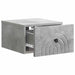 Dulap de noapte suspendat cu sertar Gri Beton 33 x 34,5 x 20 cm - WALTI WALTI