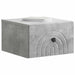 Dulap de noapte suspendat cu sertar Gri Beton 33 x 34,5 x 20 cm - WALTI WALTI
