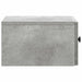Dulap de noapte suspendat cu sertar Gri Beton 33 x 34,5 x 20 cm - WALTI WALTI