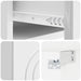 Dulap de noapte suspendat Alb foarte lucios 33 x 34,5 x 20 cm - WALTI WALTI