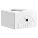 Dulap de noapte suspendat Alb foarte lucios 33 x 34,5 x 20 cm - WALTI WALTI
