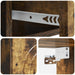 Dulap de noapte suspendat 2 pcs Stejar fumuriu Lemn prelucrat - WALTI WALTI