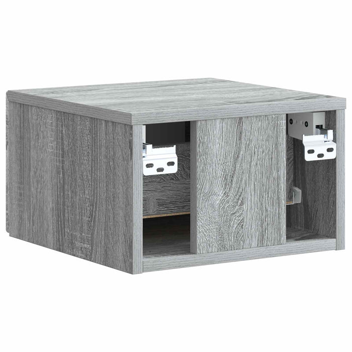 Dulap de noapte suspendat Sonoma gri 33 x 34,5 x 20 cm - WALTI WALTI